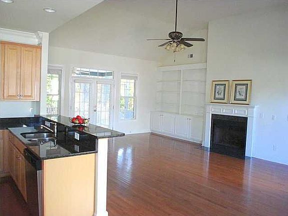 Great room with fireplace