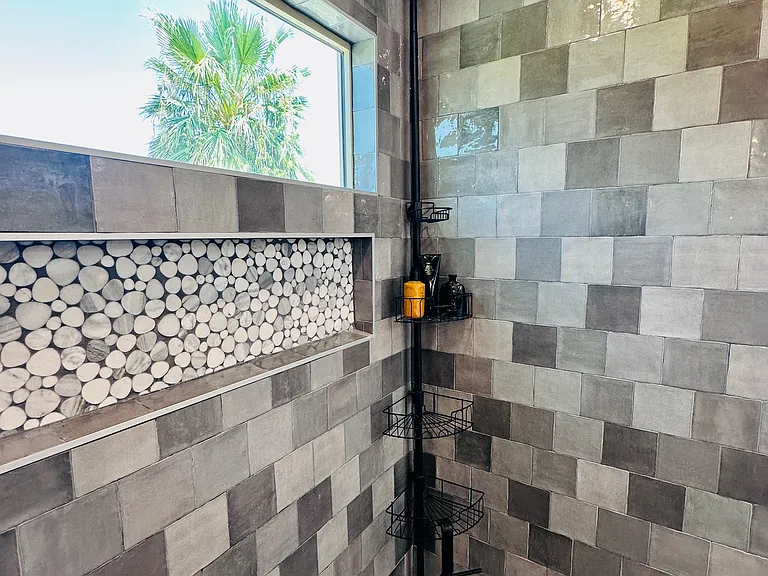 Master bathroom 
Beautiful tiled custom shower