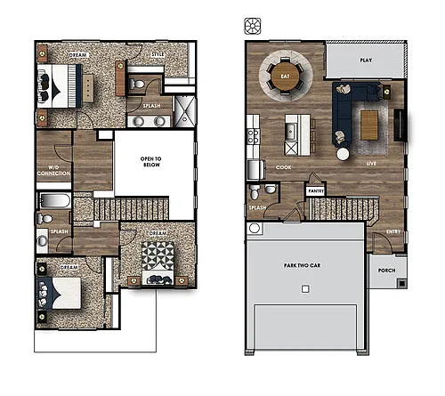 Floor plan Bluebonnet