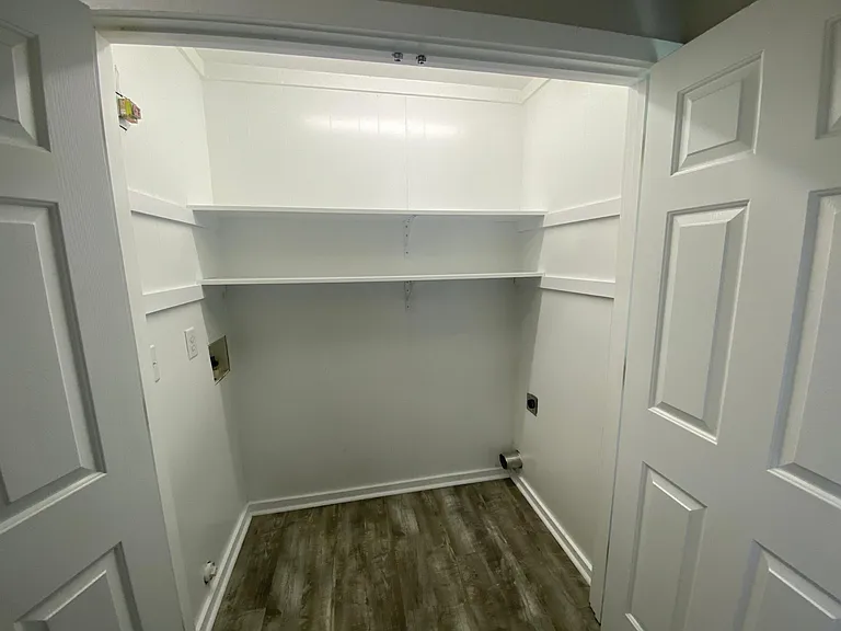 Laundry room with Washer and Dryer Hookups.