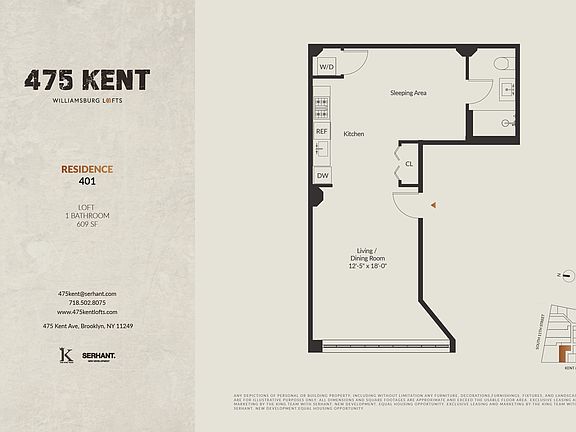 2nd image of 475 Kent Ave APT 401