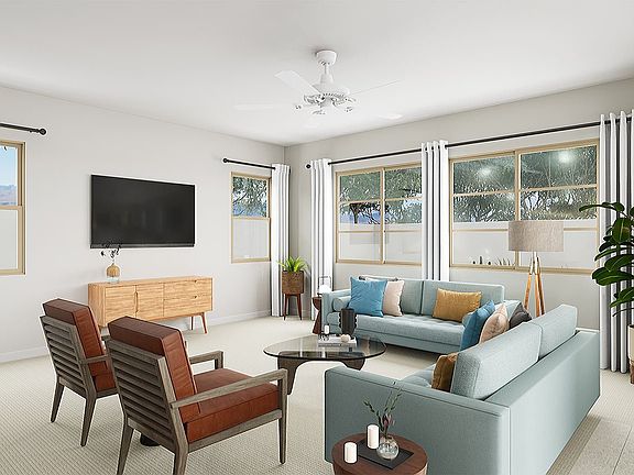 Kendrick Plan 3506 Great Room Rendering