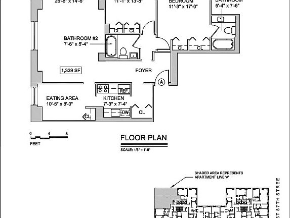 2nd image of 247 W 87th St #8A