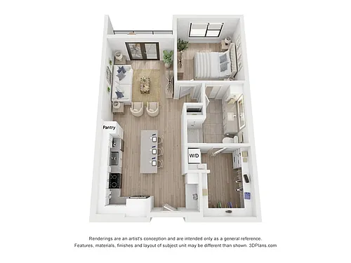Floor plan Radiant