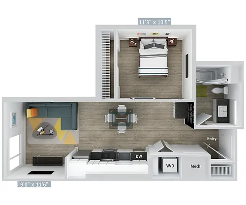 Floor plan A4-628-Urban