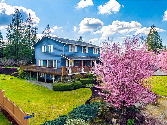 Beautifully landscaped lot.