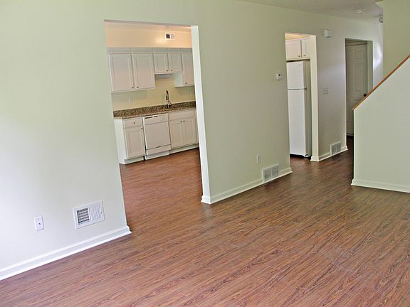 View from Living Room to kitchen/Dining Room