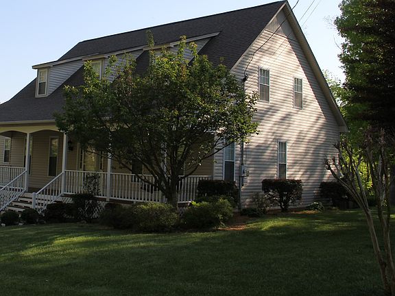 Side view of home in Spring