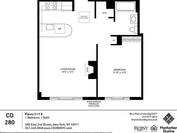 2nd image of 280 E 2nd St #1005