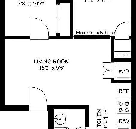 5th image of 117 W 57th St APT 4A