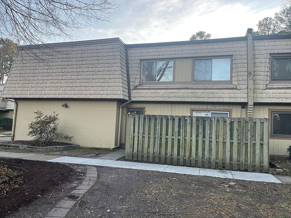 fenced yard