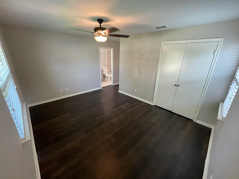 Primary bedroom which accommodates King sized bed