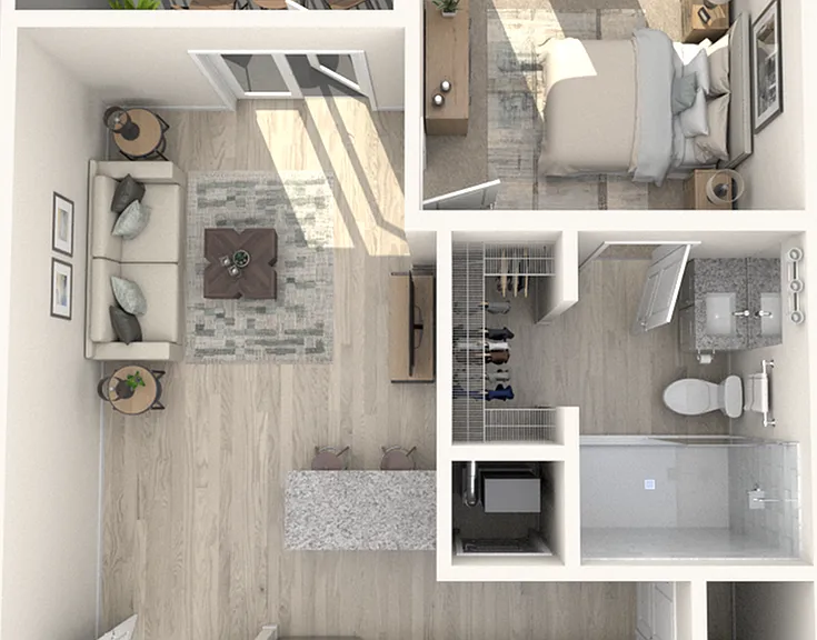 A1.0 | One Bedroom, One Bathroom A1.0 | One Bedroom, One Bathroom