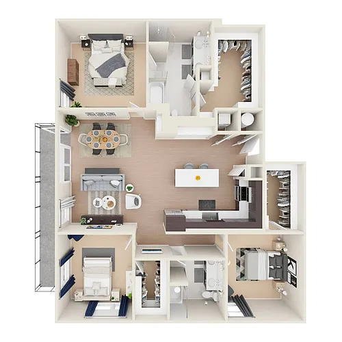 Floor plan C1