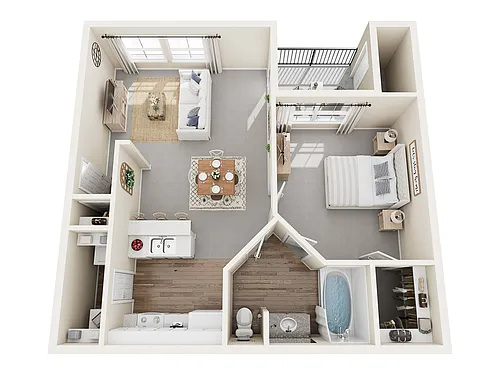 Floor plan Degas A