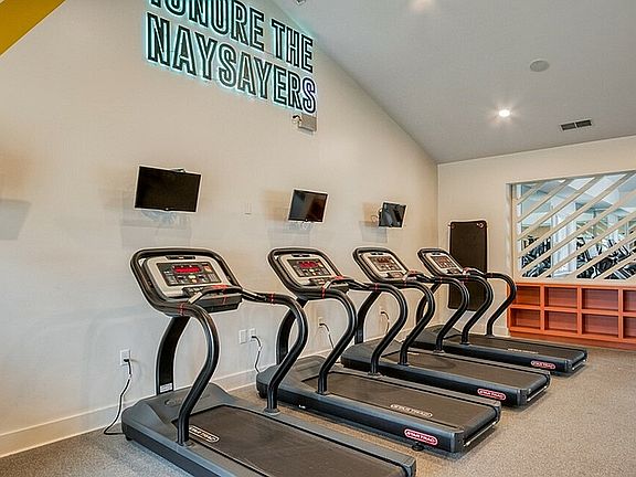 Elevate your workout experience in this state-of-the-art fitness facility.