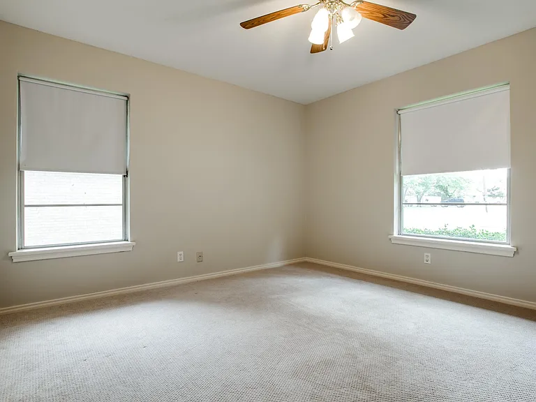 Second bedroom. Wood floors refinished. No carpet.