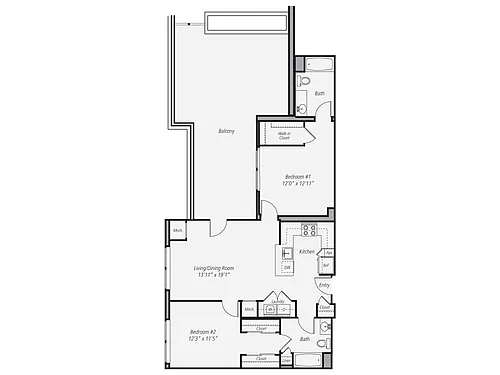 Floor plan B2P-1016