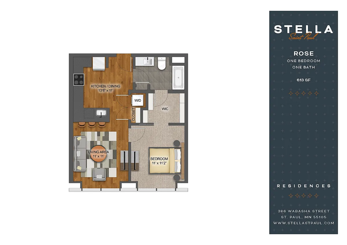 Floor plan Rose
