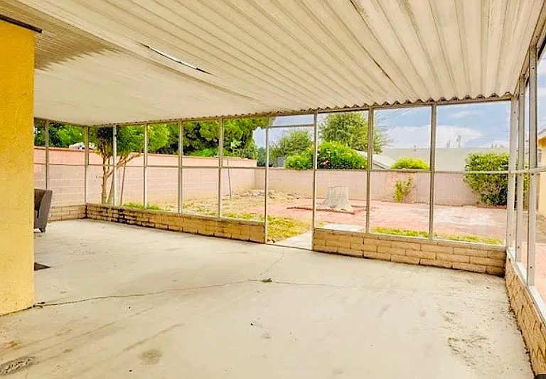 Large patio for the family to enjoy BBQ during the summer.
