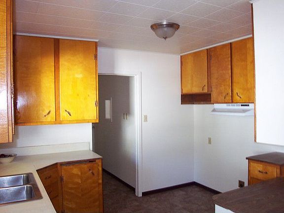 refinished cabinets in kitchen
