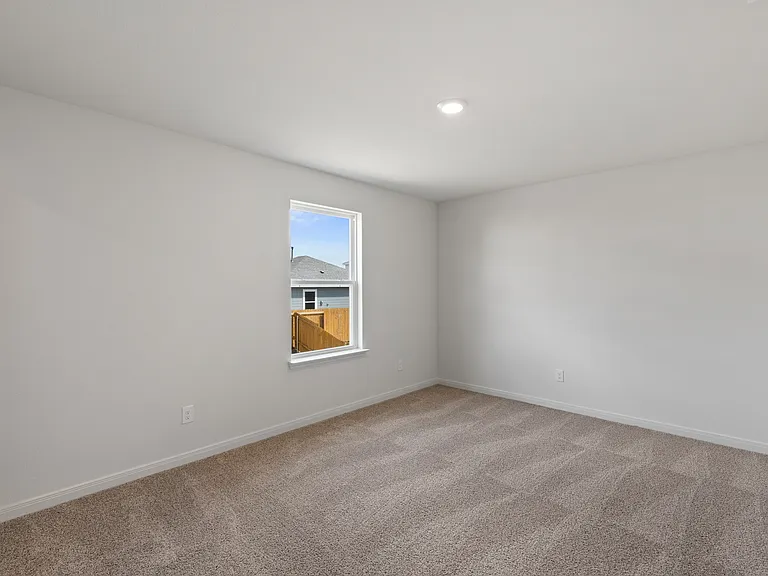 The secondary bedrooms are a perfect space for children's bedrooms or guest rooms.