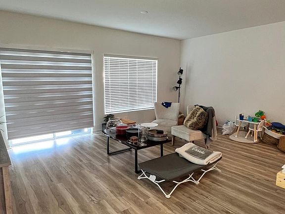 Living room and slide door to the back yard.