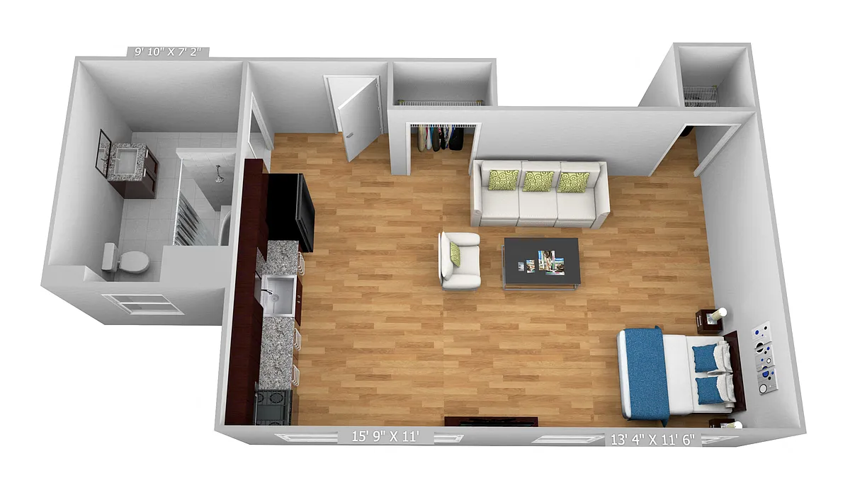 Floor plan Studio