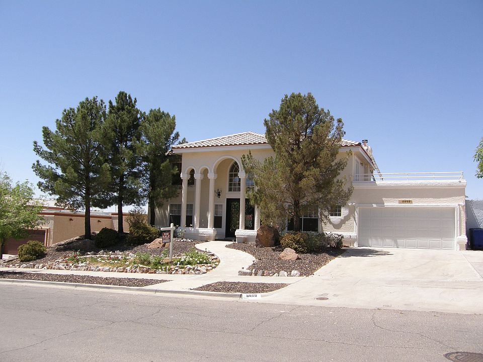 Two car garage; Balcony