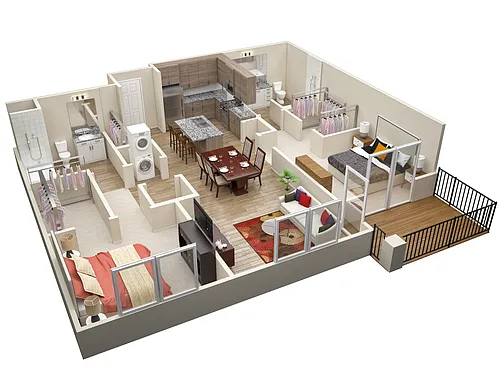 Floor plan B1