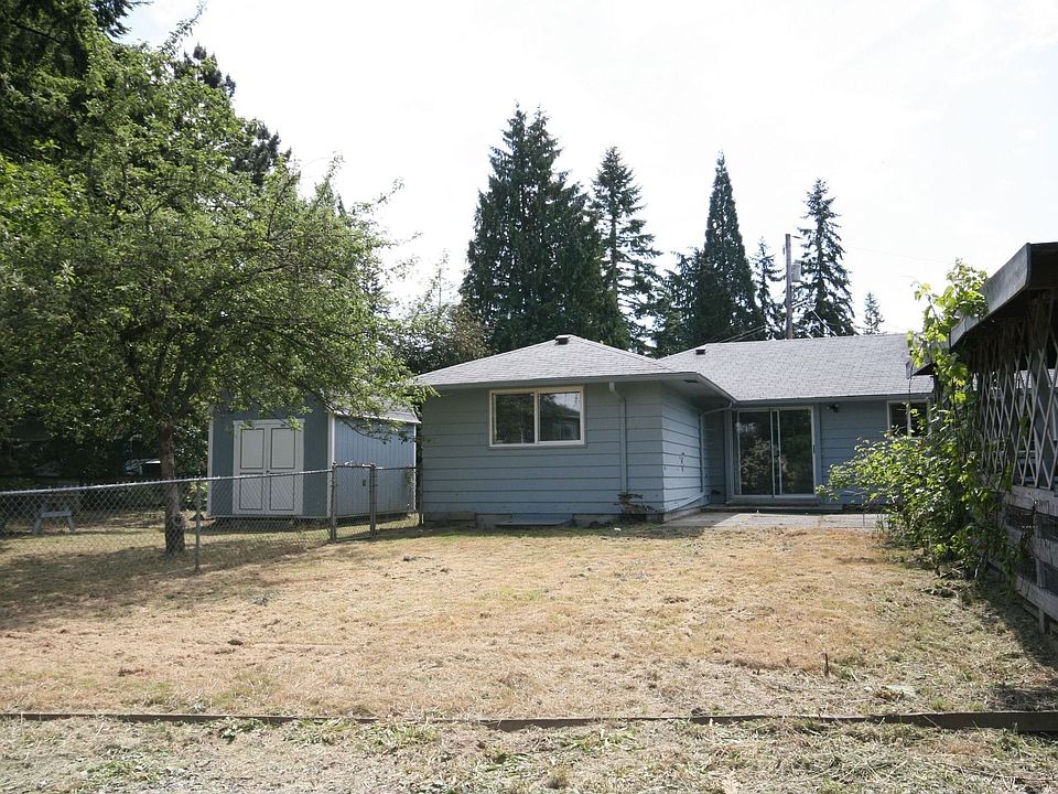 Large backyard