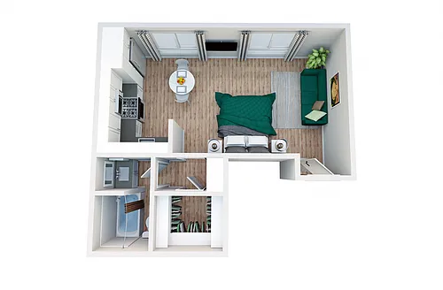 Floor plan Studio