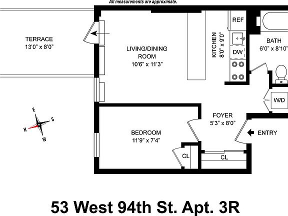 2nd image of 53 W 94th St APT 3R