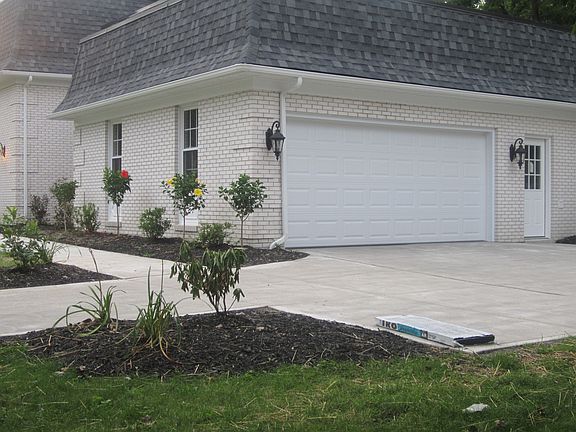 Side entrance to garage