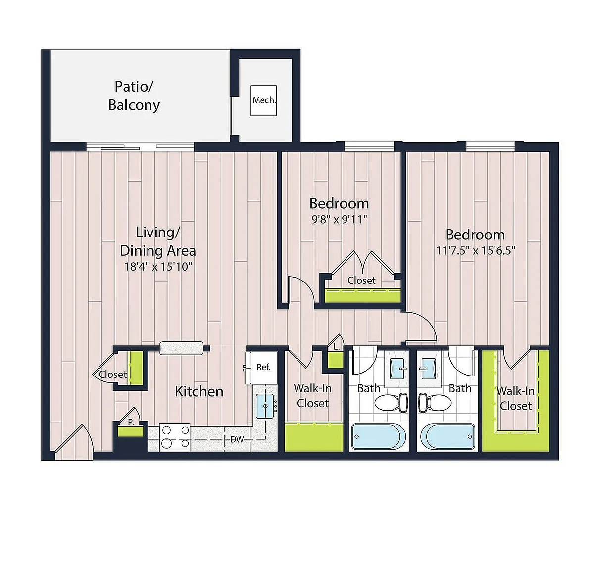 Floor plan B2-60