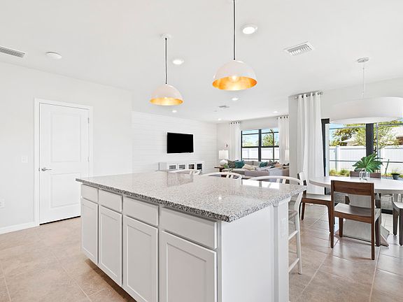 Center island with additional storage