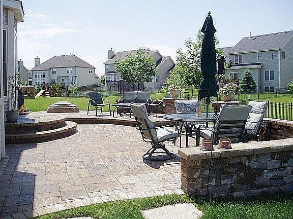 Brick Paved Patio