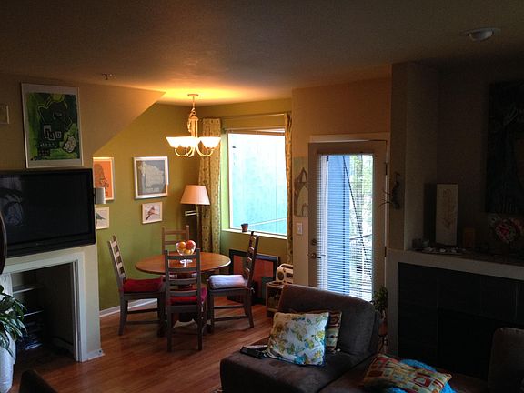 Dining Nook with window facing Courtyard