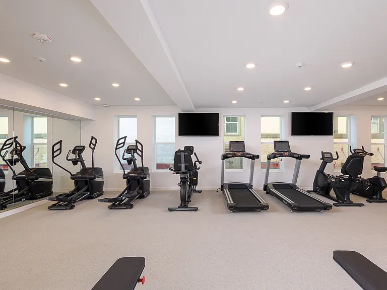Diverse selection of cardio equipment