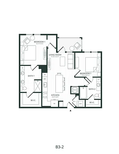 Floor plan B32