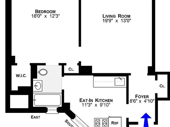 2nd image of 677 W End Ave APT 4D