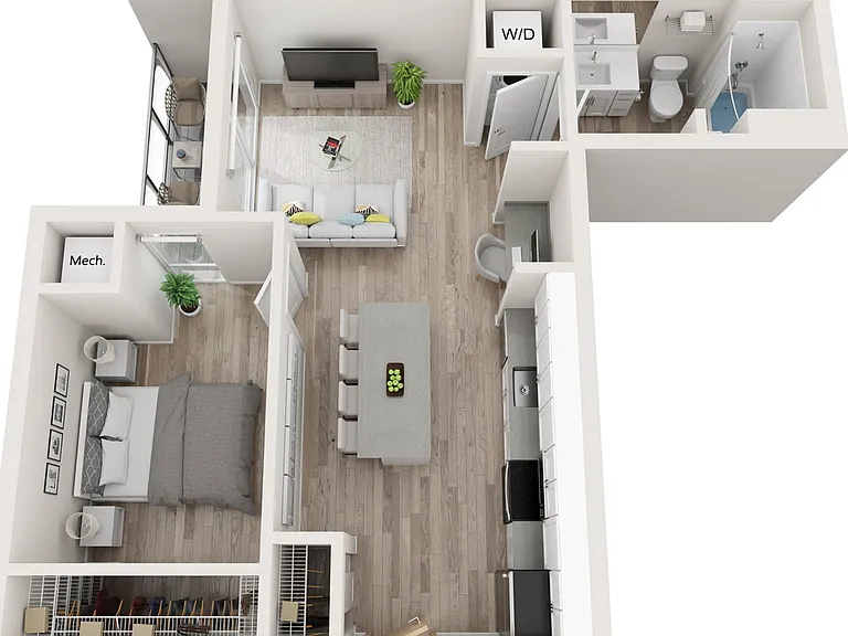 Plan A9 | 1 bedroom, 1 bathroom Plan A9 | 1 bedroom, 1 bathroom