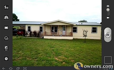 view from front of house