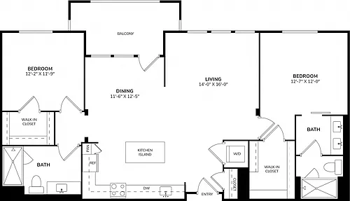 Floor plan B2-W