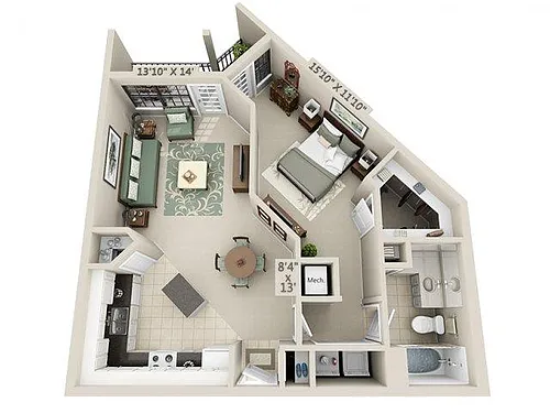 Floor plan A2 - Esplanade