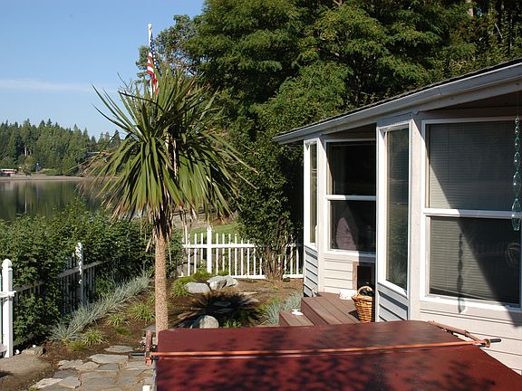 hot tub looking west