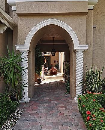 Entrance to Courtyard
