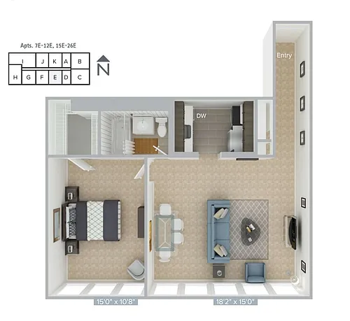 Floor plan A4-E-Premier