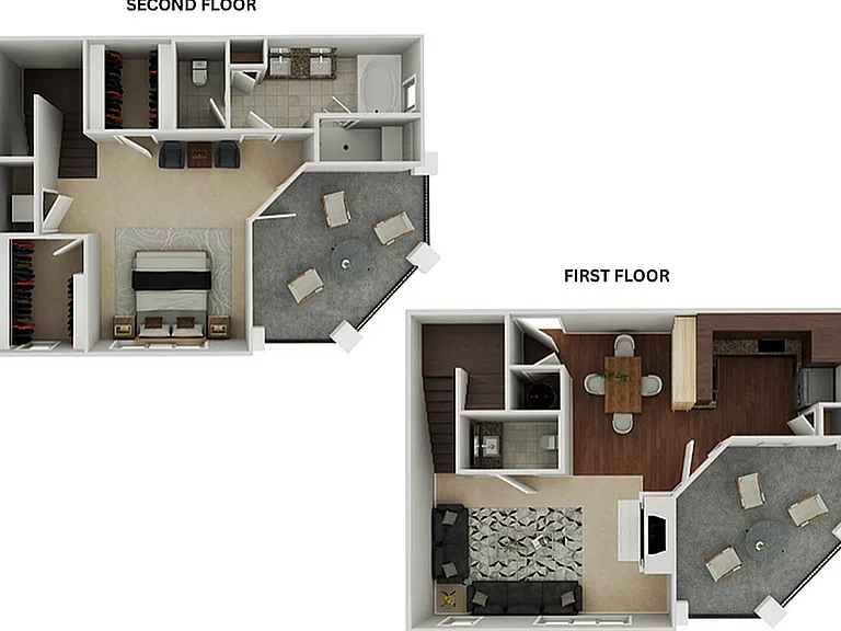 A15 - 3D Floor Plan A15 - 3D Floor Plan
