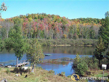 View of lake from deck
